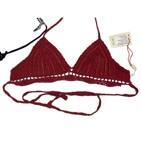 NWT Lot Of 2 Raga Boho Crochet/Halter Tops Women’s‎ Size Small - Picture 5 of 9